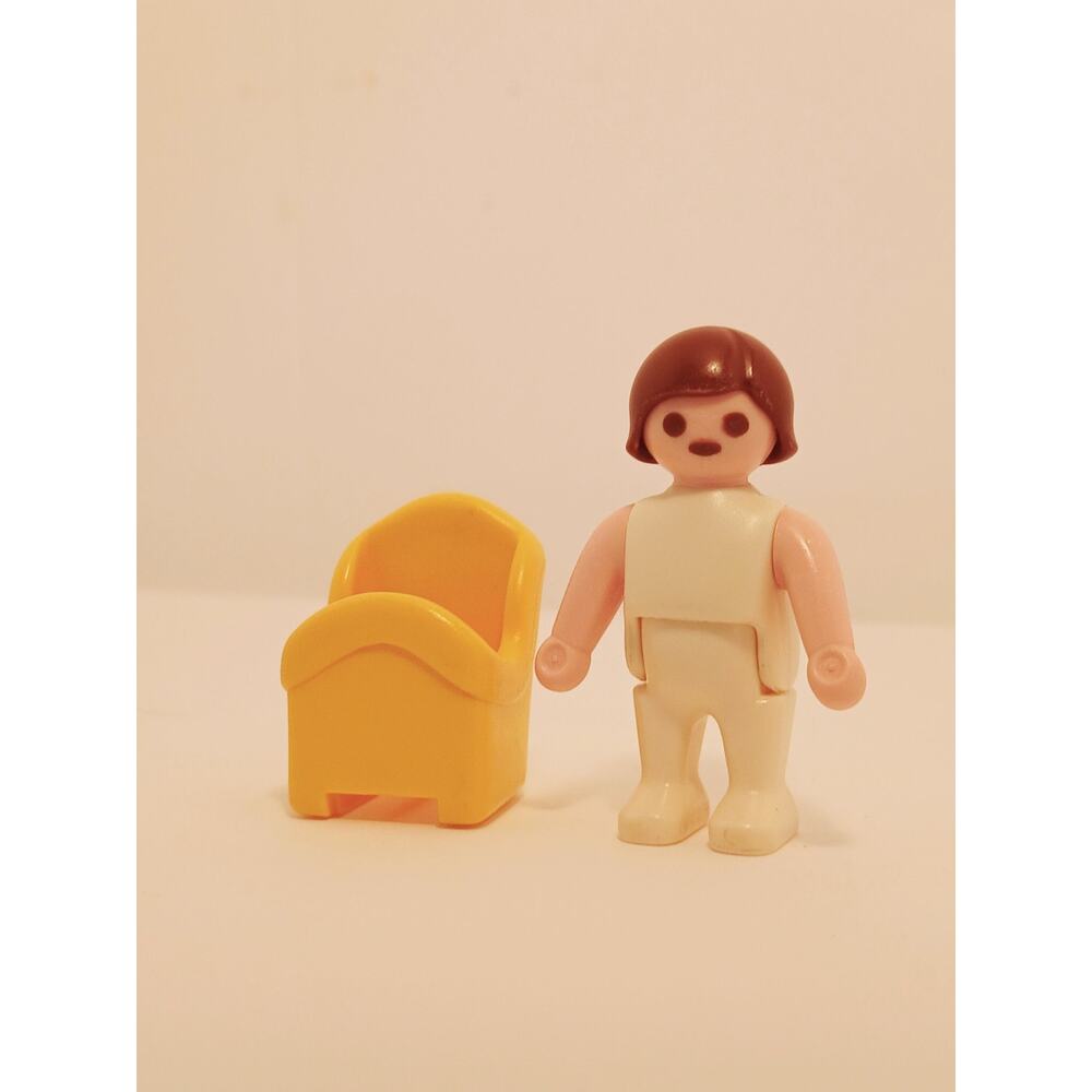 PLAYMOBIL Baby With High Chair Booster Seat Car Seat Family Imaginative Play